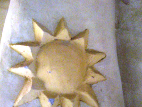 Sun Bas Relief Sculpture