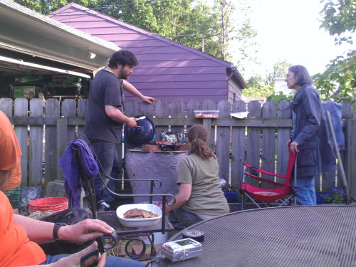 Cooking on a Rocket Stove
